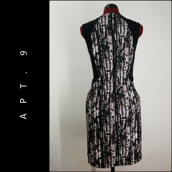 Apt 9 Woman Sleeveless Dress Size Medium Black - Picture 2 of 8